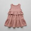 Minimalist Muslin Tiered Dress