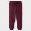 Boys Cozy Tech Jogger Pants - burgundy