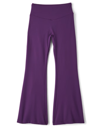 imgi_17_3062034_33SL-1 Girls Quick Dry Flare Leggings - purple