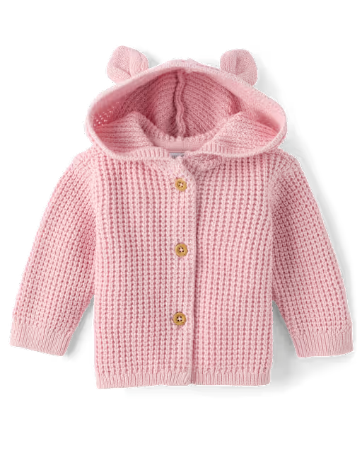 imgi_19_3063166_33LF-1 Baby Girls Bear Cardigan - pink