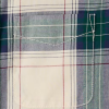 Boys Plaid Poplin Button Up Shirt - cream
