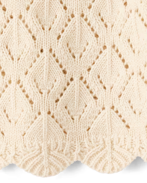 imgi_93_3062482_32DZ-2 Girls Scalloped Pointelle Sweater - cream